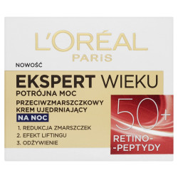 Loreal Ekspert Wieku 50+ Krem ujędrniający na noc 50ml