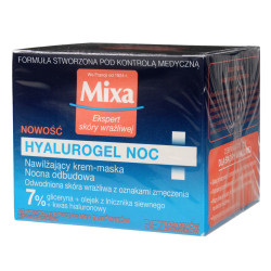 Mixa Hyalurogel Noc Nawilżający Krem-maska na noc  50ml