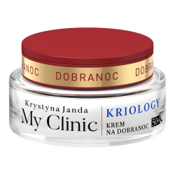 JANDA My Clinic Kriology 50+ Krem na dobranoc - Japońska Orchidea & Niacynamid 50ml