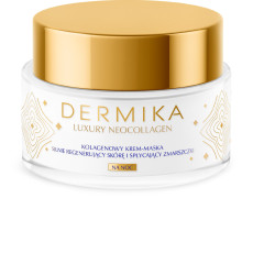 Dermika Luxury Neocollagen Kolagenowy Krem - Maska silnie regenerujący skórę i spłycający zmarszczki na noc  50ml