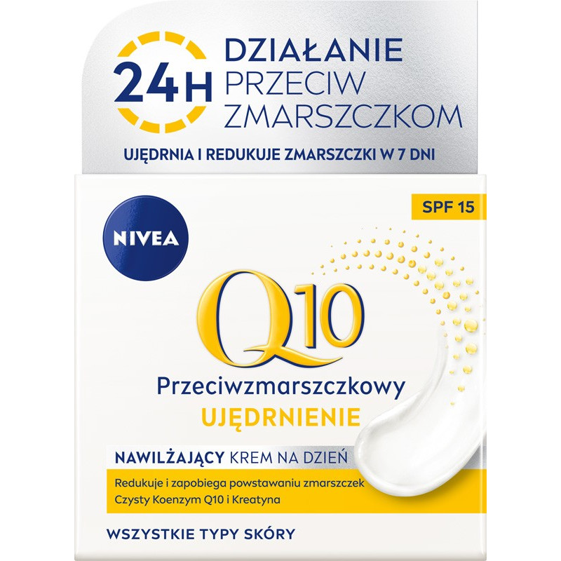 Nivea Q10 Power Krem przeciwzmarszczkowy +ujędrnienie SPF 15 na dzień  50ml