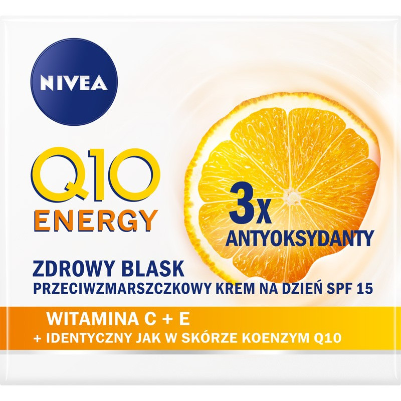 Nivea Q10 Plus C Krem przeciwzmarszczkowy energetyzujący na Dzień SPF15  50ml