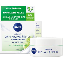 Nivea 24H Nawilżenia Matujący Krem na dzień do cery mieszanej i tłustej 50ml