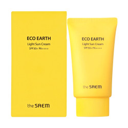 The SAEM Eco Earth Lekki Krem przeciwsłoneczny SPF50+ 50ml