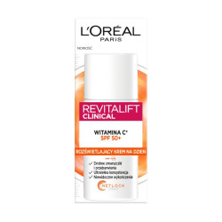 Loreal REVITALIFT CLINICAL Witamina C* Rozświetlający Krem na dzień SPF50+  50ml