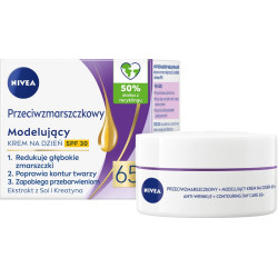 NIVEA 65+ Modelujący krem przeciwzmarszczkowy na dzień SPF 30 50 ml