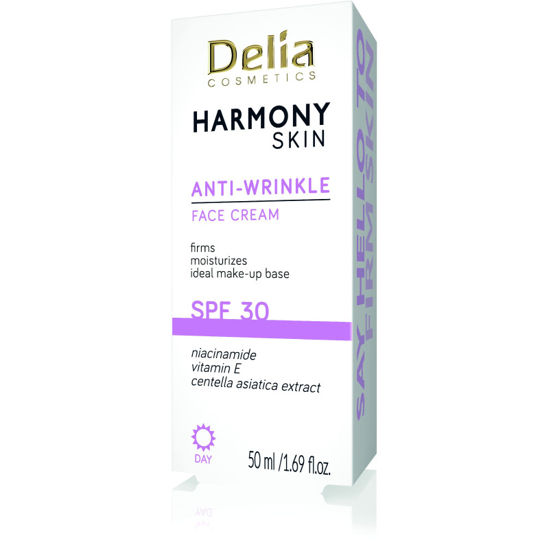 DELIA HARMONY SKIN Krem przeciwzmarszczkowy do twarzy SPF 30