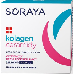 Soraya Kolagen Ceramidy Krem odżywczy regenerujący na dzień i noc  50ml