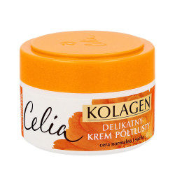 Celia Krem nagietkowy z kolagenem półtłusty  50ml