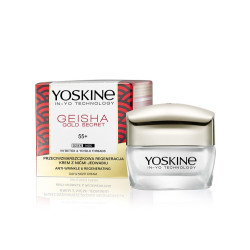 Yoskine Geisha Gold Secret 55+ Krem przeciwzmarszczkowa regeneracja na dzień i noc  50ml