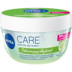 Nivea Care Żelowy Krem do twarzy 24h nawilżenia - Ogórek+Kwas hialuronowy 100ml