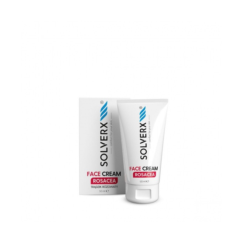 SOLVERX Rosacea Krem do twarzy, trądzik różowaty 50 ml