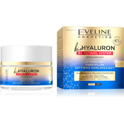 Eveline bioHYALURON 3xRetinol System 50+ Liftingujący Krem-Filler aktywnie odmładzający 50ml