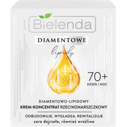 Bielenda Diamentowe Lipidy 70+ Diamentowo-Lipidowy Krem - koncentrat przeciwzmarszczkowy na dzień i noc 50ml