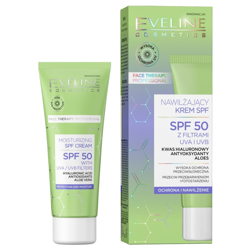 EVELINE Krem nawilżający SPF50