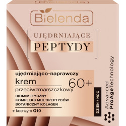 Bielenda Ujędrniające Peptydy 60+ Ujędniająco-Naprawczy  Krem przeciwzmarszczkowy na dzień i noc 50ml