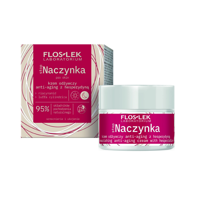 FLOS STOP NACZYNKA Krem odżywczy anti-aging dz/noc