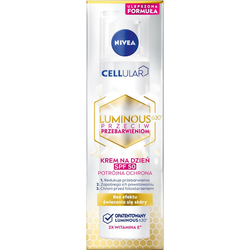 NIVEA V LUMINOUS Krem p/przebarwieniom dzień94410