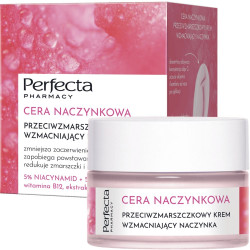 PERFECTA Pharmacy Cera Naczynkowa Przeciwzmarszczkowy Krem wzmacniający naczynka 50ml