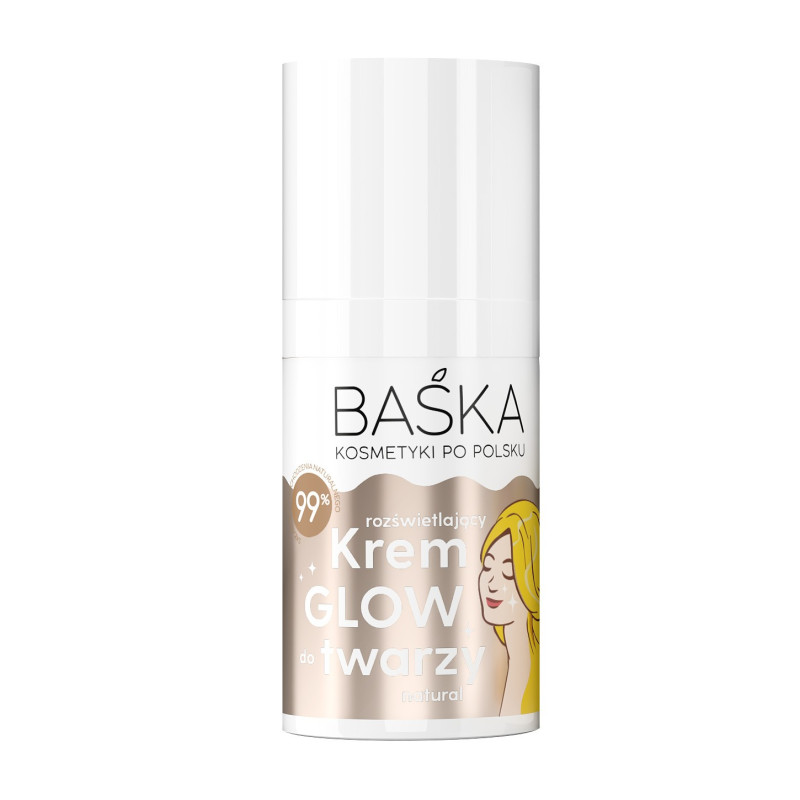 BAŚKA Krem do twarzy - GLOW Natural 30 ml