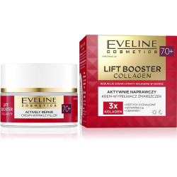 EVELINE Lift Booster Collagen 70+ Aktywnie Naprawczy Krem-Wypełniacz zmarszczek na dzień i noc 50ml