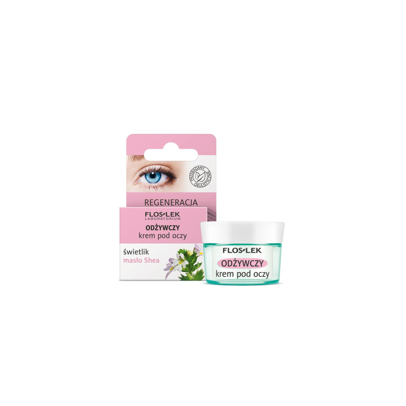 Floslek Krem pod oczy odżywczy Świetlik-Masło Shea 15ml Floslek Krem pod oczy odżywczy Świetlik-Masło Shea 15ml