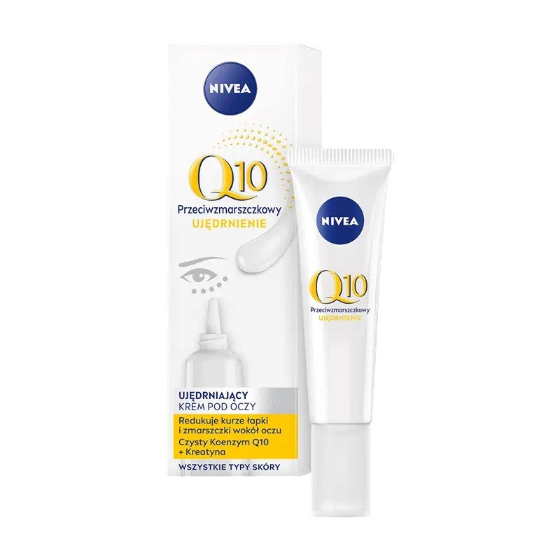 Nivea Q10 Przeciwzmarszczkowy krem pod oczy  Ujędrnienie 15ml