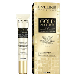 EVELINE Gold Peptides 3w1 Krem-Lifting pod oczy niwelujący cienie i opuchnięcia 15ml