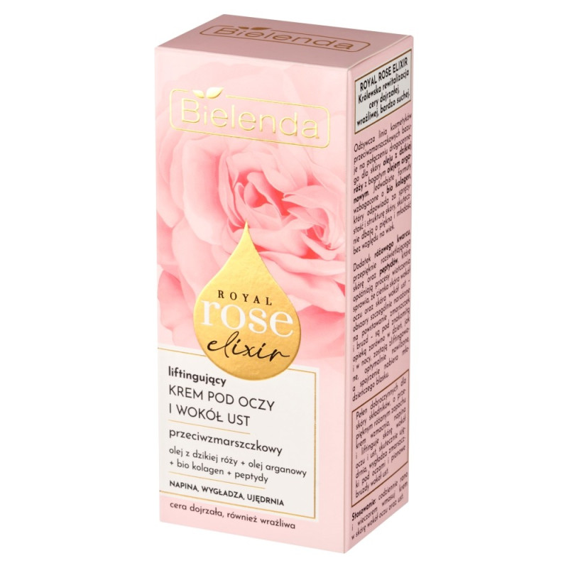 BIELENDA ROYAL ROSE ELIXIR Krem pod oczy przeciwzmarszczkowy 15ml