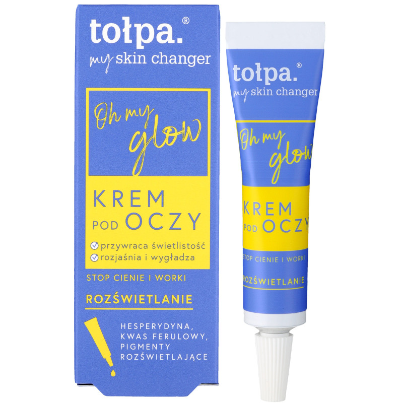 TOŁPA My Skin Changer Krem pod oczy Oh My Glow - rozświetlanie 10 ml