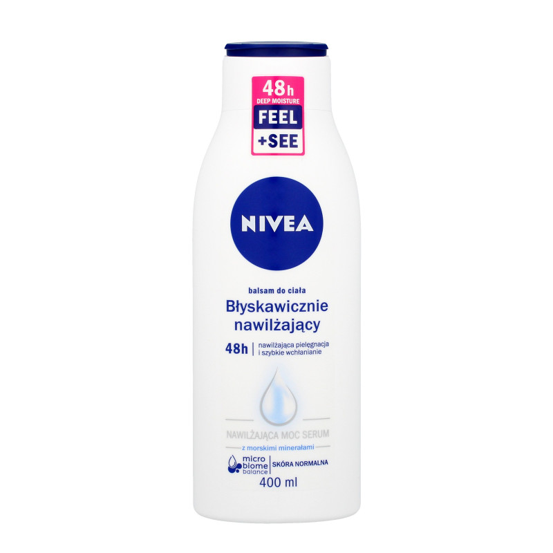 Nivea Body Balsam do ciała Express Hydration błyskawicznie nawilżający 400ml