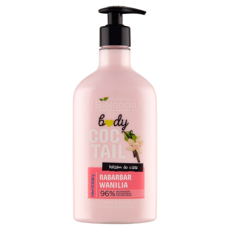 Bielenda Body Coctail Balsam do ciała nawilżający Rabarbar & Wanilia 400ml