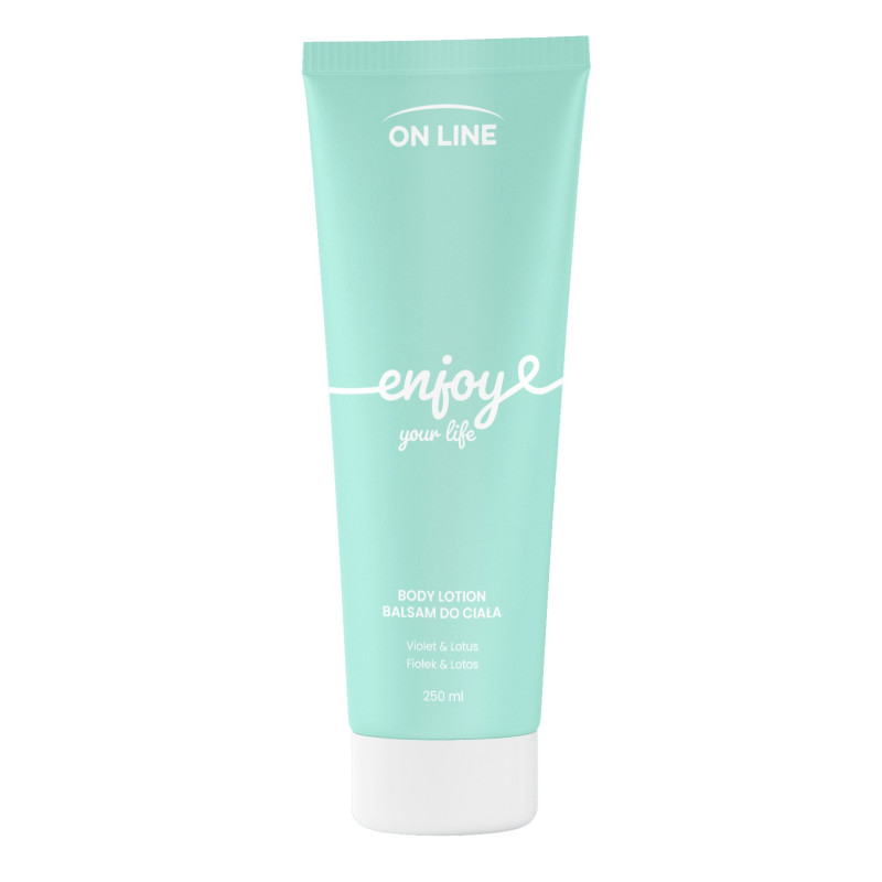 ON LINE Emocje Basam do ciała Enjoy - fiołek i lotos 250 ml ON LINE Emocje Basam do ciała Enjoy - fiołek i lotos 250 ml