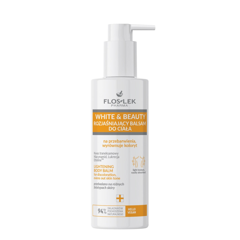 FLOSLEK PHARMA White & Beauty Rozjaśniający Balsam do ciała 175ml FLOSLEK PHARMA White & Beauty Rozjaśniający Balsam do ciała 175ml