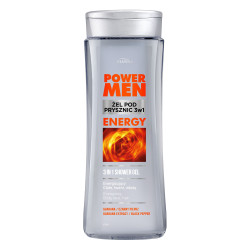 Joanna Power Men Żel pod prysznic Czarny Pieprz i Guarana  300ml