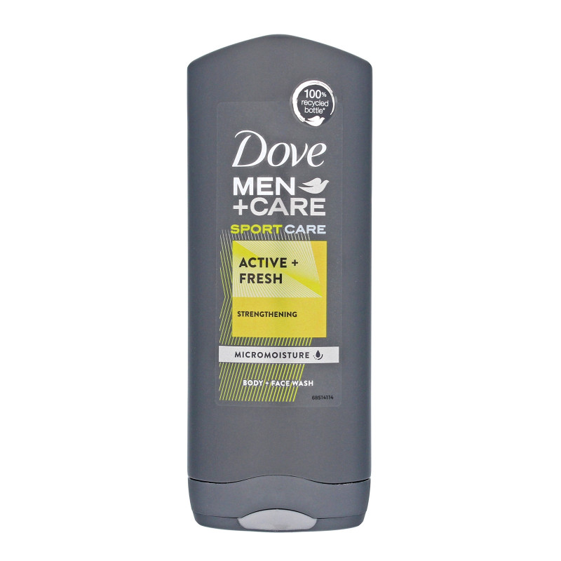Dove Men+Care Żel do mycia twarzy i ciała Sport Active+Fresh 400ml Dove Men+Care Żel do mycia twarzy i ciała Sport Active+Fresh 400ml
