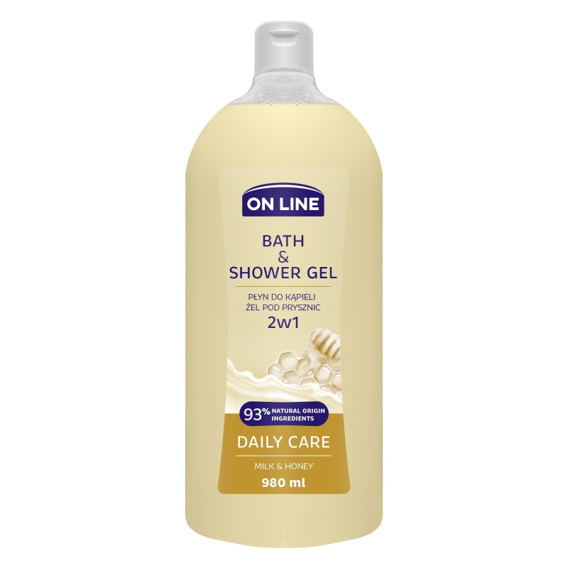 FS On LINE ŻEL i PŁYN d/kąp 980ml Daily care FS On LINE ŻEL i PŁYN d/kąp 980ml Daily care