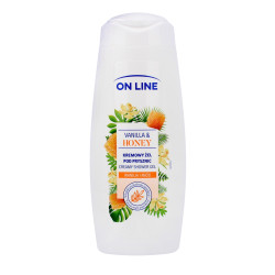 On Line Kremowy Żel pod prysznic Vanilla&Honey (Wanilia i Miód) 400ml