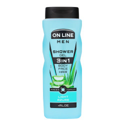 On Line Men Żel pod prysznic 3in1 Light Azure dla mężczyzn 410ml