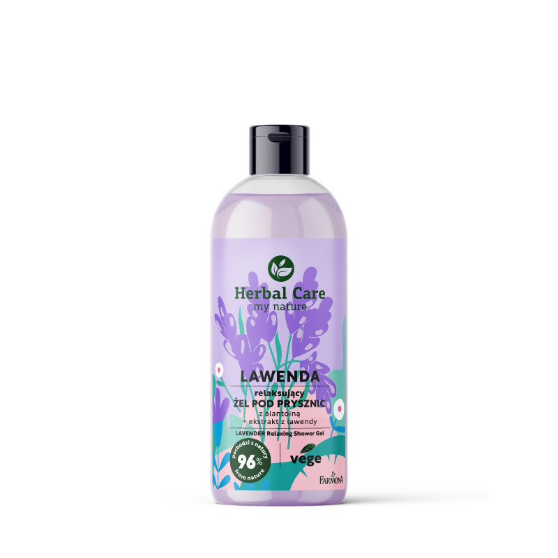 FARMONA Herbal Care Relaksujący Żel pod prysznic z alantoiną - LAWENDA 500ml FARMONA Herbal Care Relaksujący Żel pod prysznic z alantoiną - LAWENDA 500ml