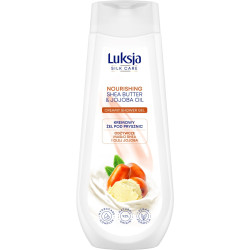 Luksja Silk Care Odżywczy Kremowy Żel pod prysznic - Masło Shea i Olej Jojoba 500ml