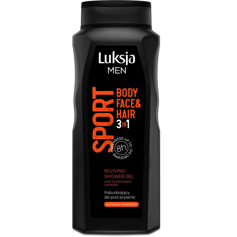 Luksja Men Pobudzający Żel pod prysznic 3w1 Sport 500ml