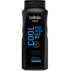 Luksja Men Odświeżający Żel pod prysznic 3w1 Cool 500ml