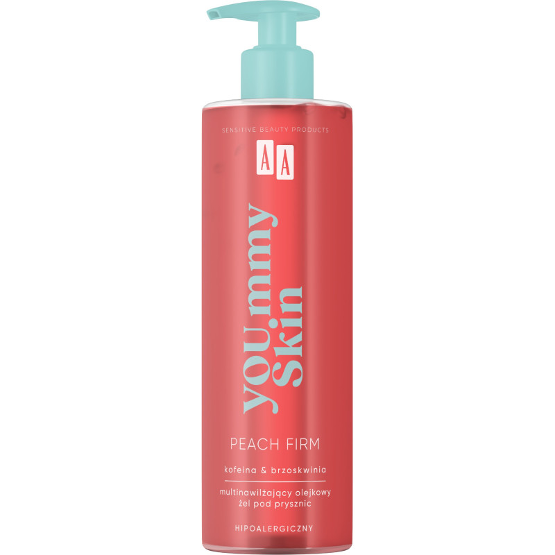 AA YOUMMY SKIN PEACH Żel p/prysznic olejkowy 400ml