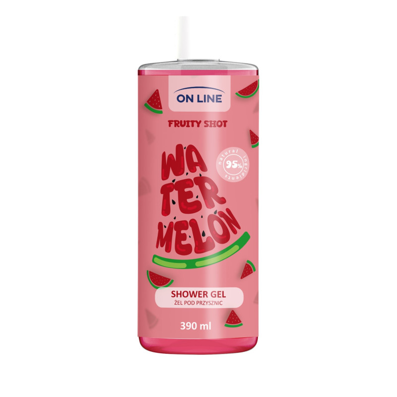 ON LINE Fruity Shot Żel pod prysznic Watermelon 390 ml