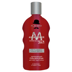 ALLIANCE OF BEAUTY Men Nawilżający żel pod prysznic 3w1 AQUA POWER 200 ml