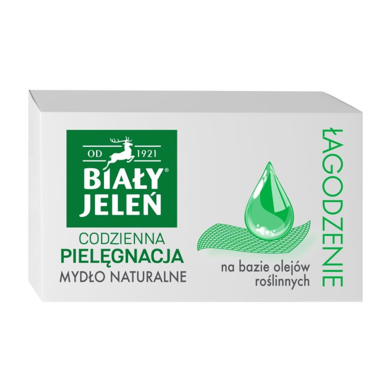 Biały Jeleń Mydło hipoalergiczne naturalne mydło Łagodzenie  85g