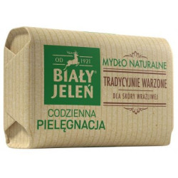 Biały Jeleń Codzienna Pielęgnacja Mydło naturalne tradycyjnie warzone w kostce obwoluta 100g