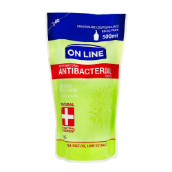 On Line Mydło w płynie Antybakteryjne Lime - uzupełnienie  500ml