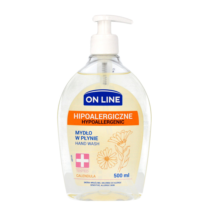 On Line Mydło w dozowniku Hipoalergiczne Calendula 500ml On Line Mydło w dozowniku Hipoalergiczne Calendula 500ml